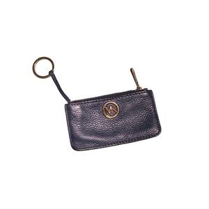 Michael Kors Navy Leather Keychain Wallet